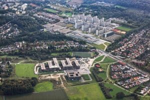 Luftaufnahme des Campus Bielefeld